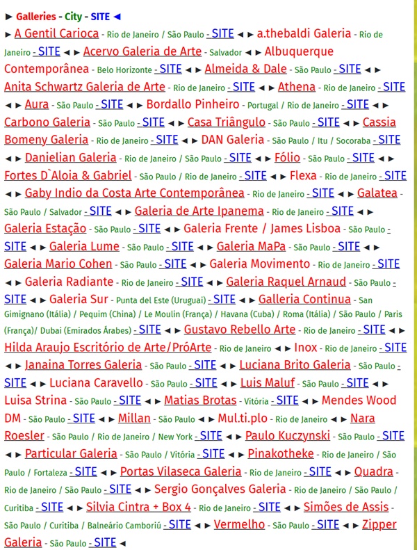 click to enlarge- double click to reduce ArtRio 2025 Rio de Janeiro, BRAZIL - September 10 > 14, 2025 @feriaartrio