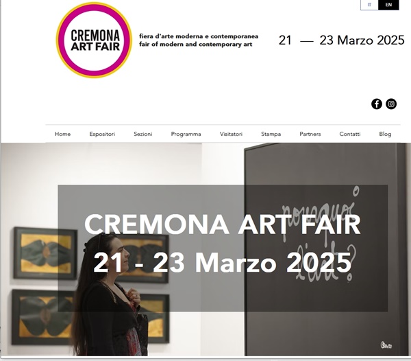 58 galleries at CREMONA ART FAIR 2025, ITALY -  21 > 23 March, 2025 @cremona_art_fair