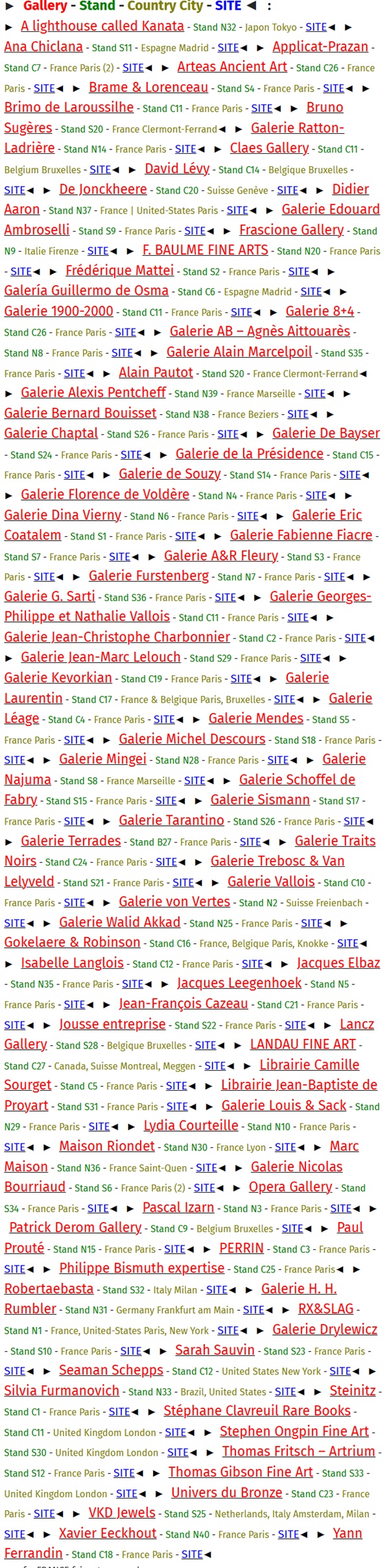 click to enlarge- double click to reduce FAB PARIS 2025 Paris FRANCE - September 20 > 24, 2025 @fabparisfair