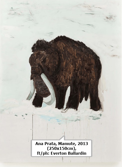 click to enlarge- double click to reduce Ana Prata, Mamute, 2013 (250x150cm), ft/ph: Everton Ballardin