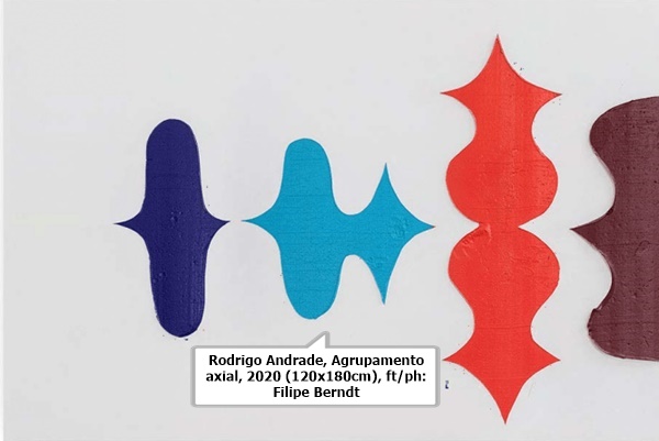 click to enlarge- double click to reduce Rodrigo Andrade, Agrupamento axial, 2020 (120x180cm), ft/ph: Filipe Berndt