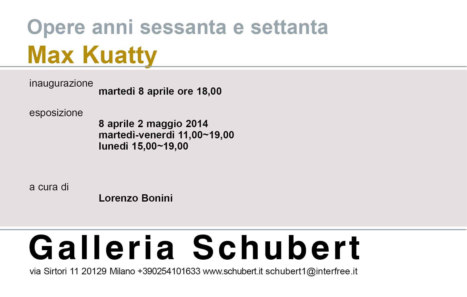 Galleria Schubert