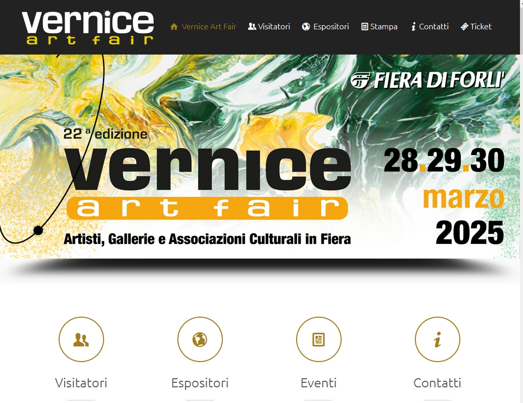 38 partecipants at vernice art fair 2025, Forlì ITALY - March 28 > 30, 2025 @romagnafieresrl