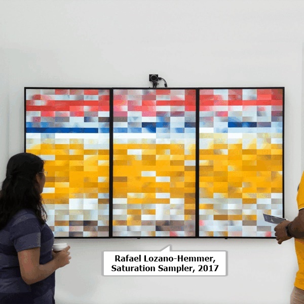 Rafael Lozano-Hemmer, Saturation Sampler, 2017